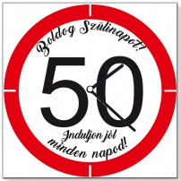 Falióra / Szülinapi 50 sebességkorlátozós