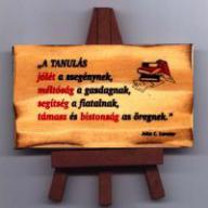 Állványos tábla/A tanulás