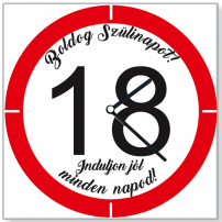 Falióra / Szülinapi 18 sebességkorlátozós