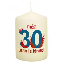 Évszámos gyertya/ 30. szülinapra