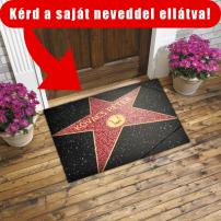 Színes lábtörlő / Hollywood sztár - névre szóló