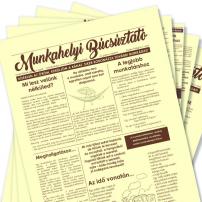 Újság / Munkahelyi búcsúztató 5 db.